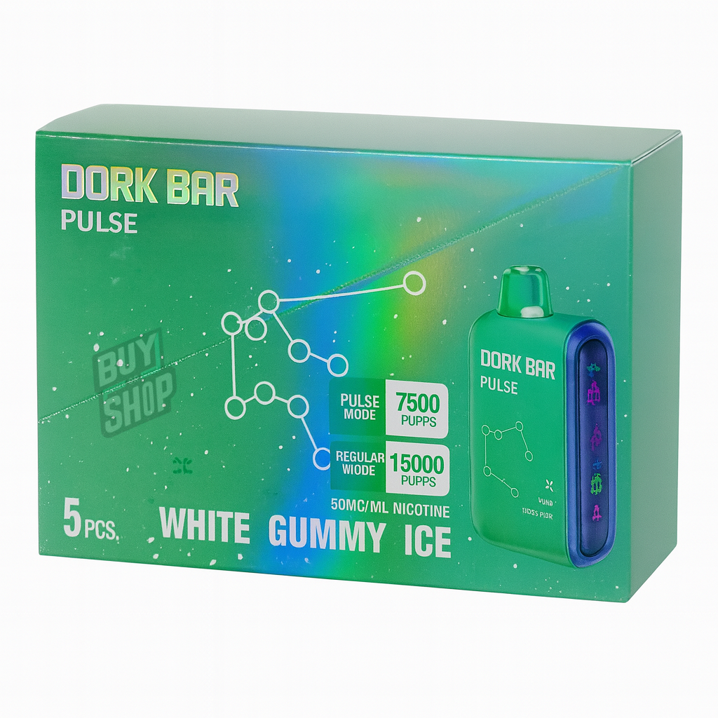 Dork Bar 15K White Gummy Ice 5-Pack  BUY OR SHOP