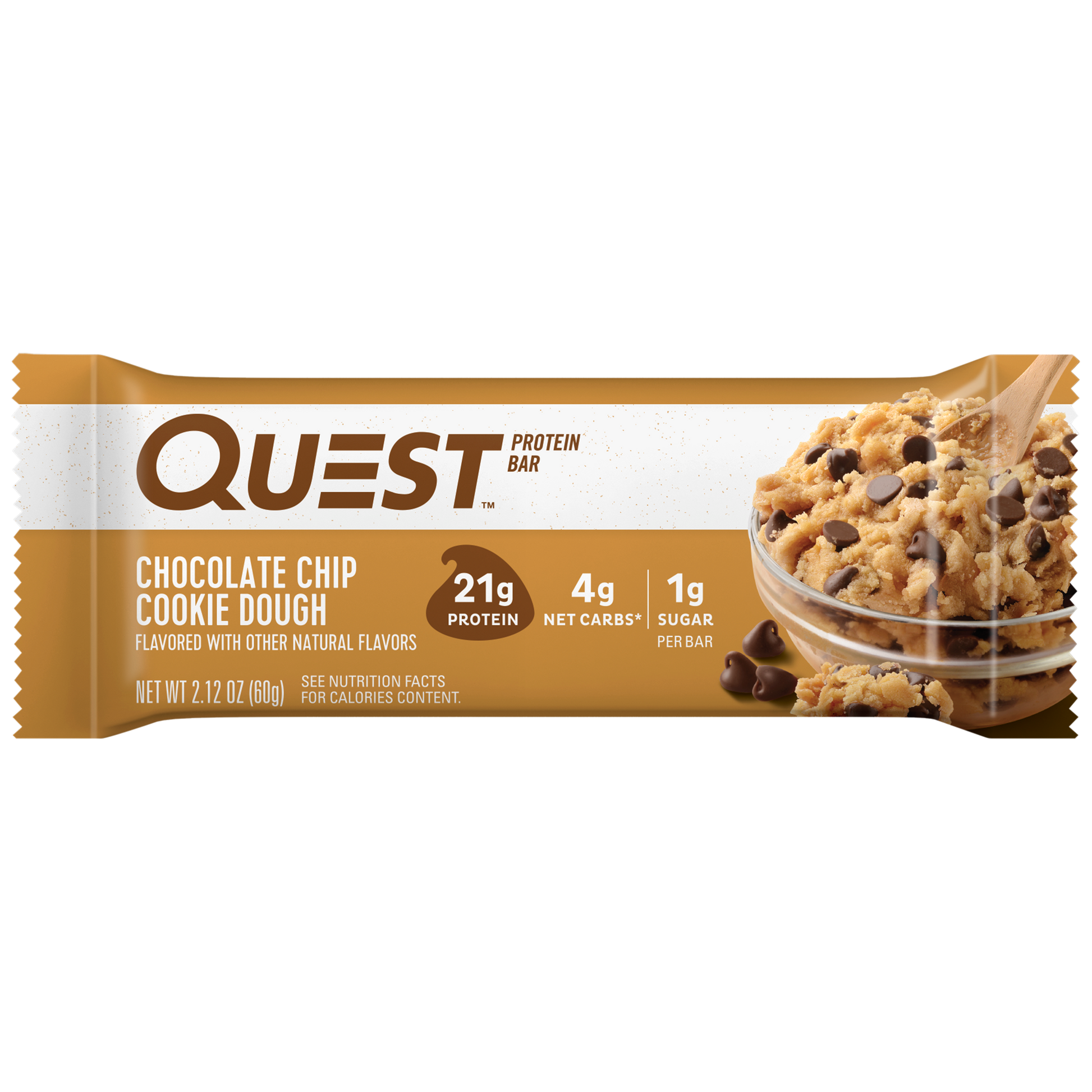 Single Bar Chocolate Chip Cookie Dough