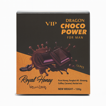 Royal Honey - Dragon Choco Power VIP Male Enhancement 12-Pack