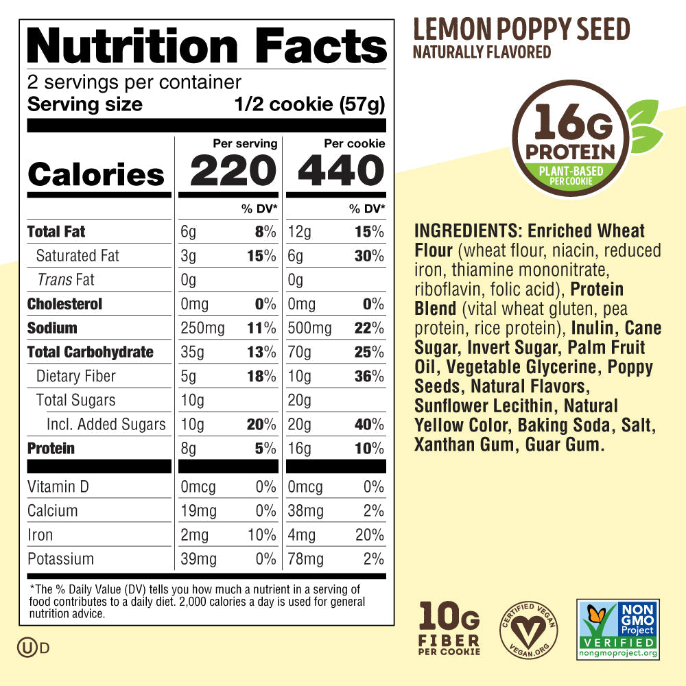 Lenny & Larry's - Lemon Poppy Seed 12-Pack