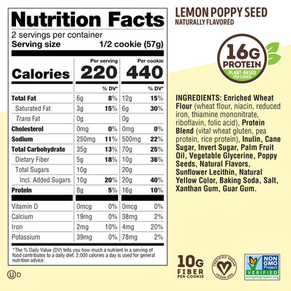 Lenny & Larry's - Lemon Poppy Seed 12-Pack