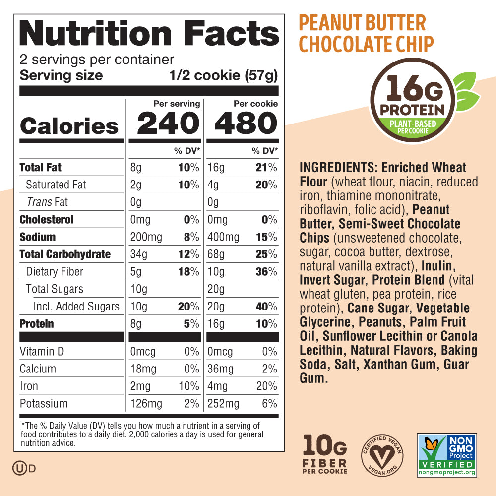 Lenny & Larry's - Peanut Butter Chocolate Chip 12-Pack