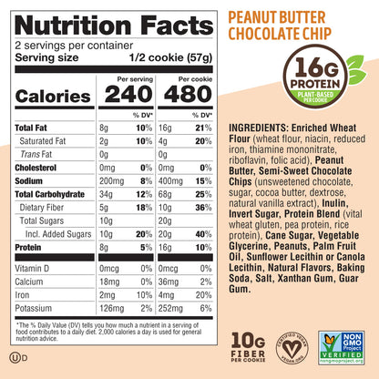 Lenny & Larry's - Peanut Butter Chocolate Chip 12-Pack