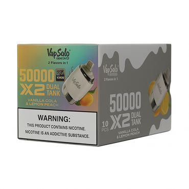 VapSolo Twins - Vanilla Cola & Lemon Peach 50K