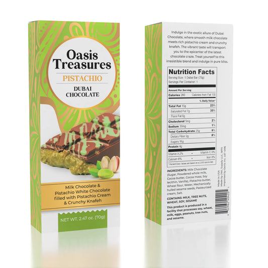 Oasis Treasure - Dubai Chocolate Bar Pistachio