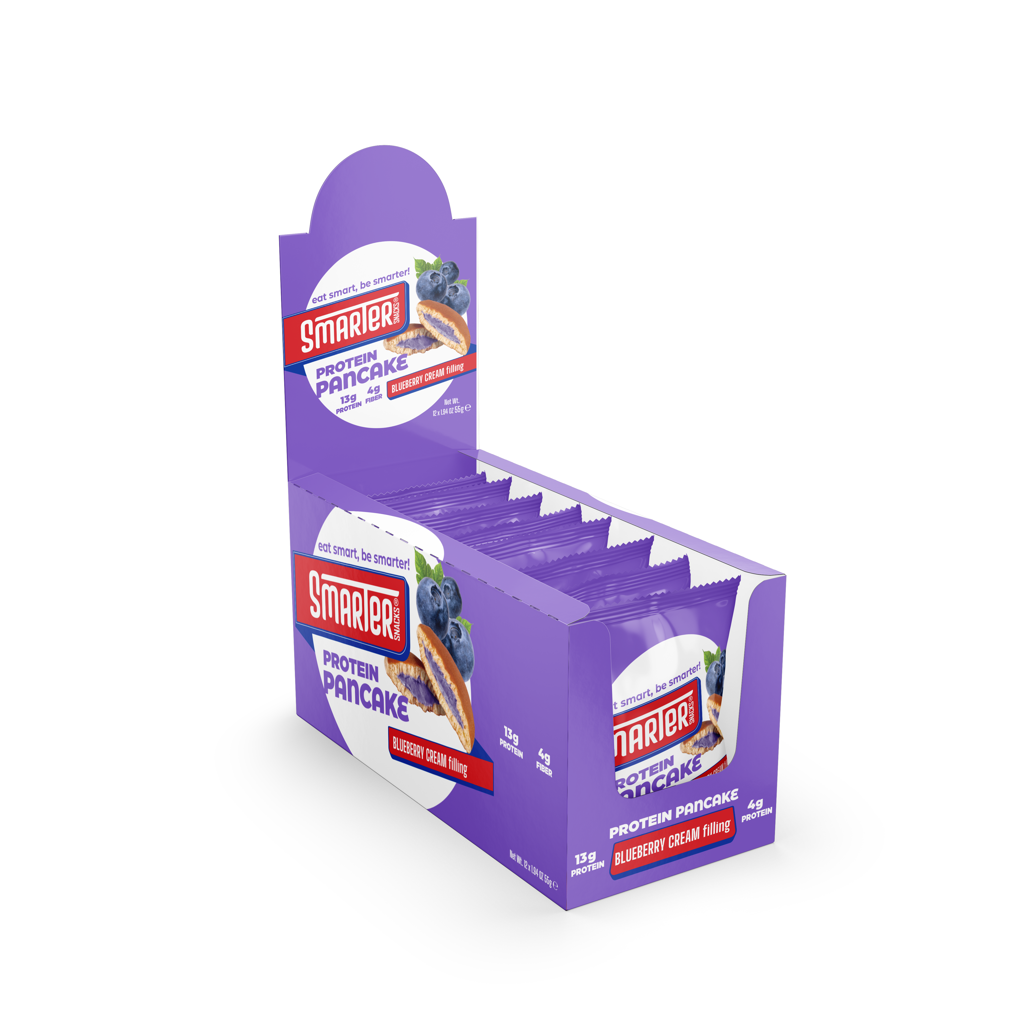 Smarter Snacks Protein Pancake Blueberry Cream Filling Pack