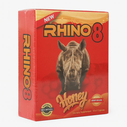 Rhino 8 - Male Honey 12-Pack