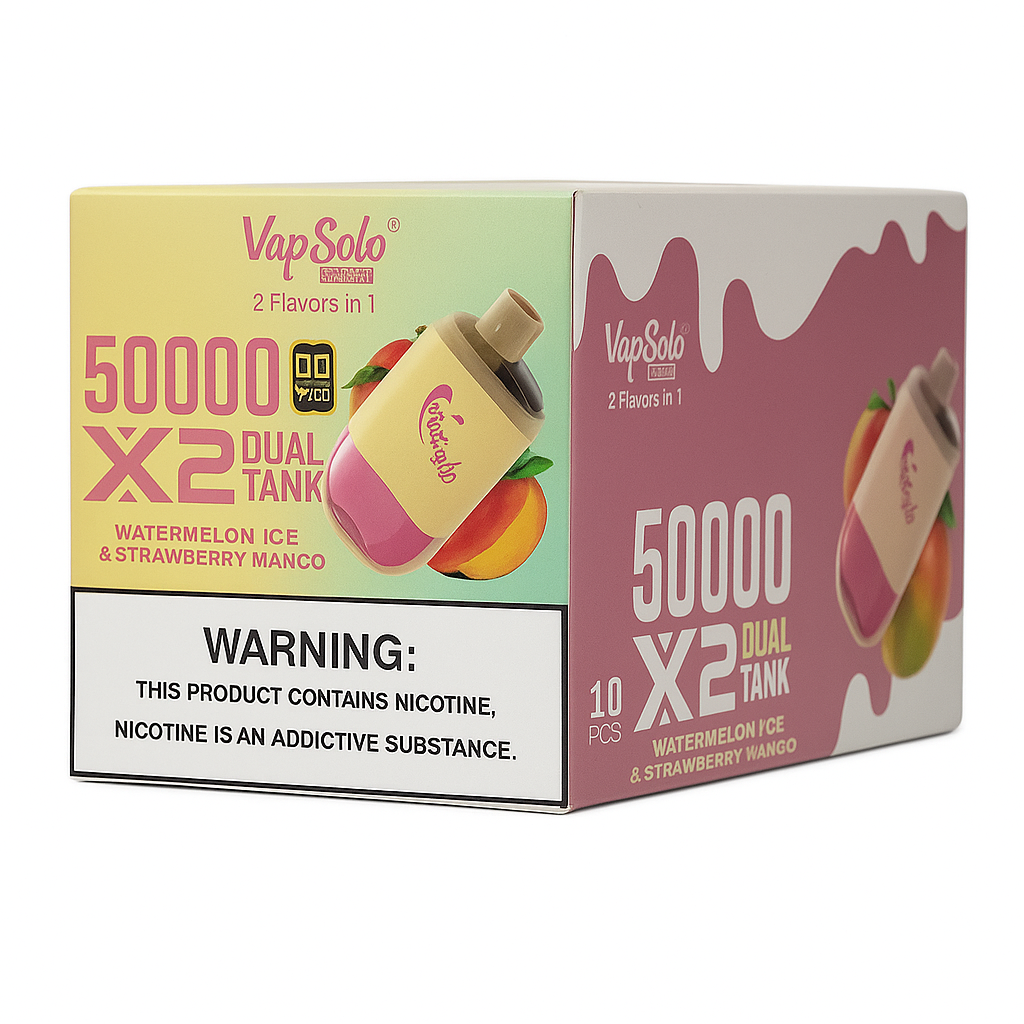 VapSolo Twins - Watermelon Ice & Strawberry Mango 50K