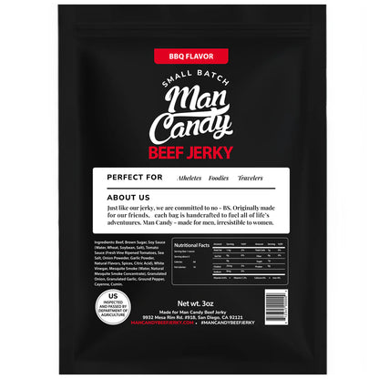 Man Candy - BBQ Beef Jerky