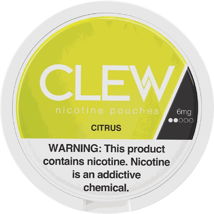 Clew Pouches Citrus 6MG