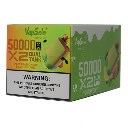 VapSolo Twins - Watermelon Ice & Lemon Lime 50K