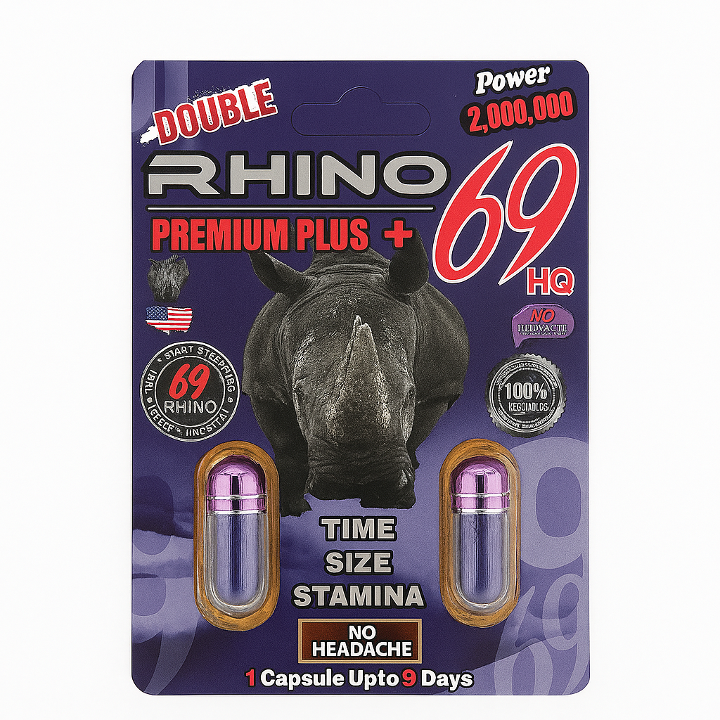 Rhino 69 - Power 2,000,000 Male Double Capsules