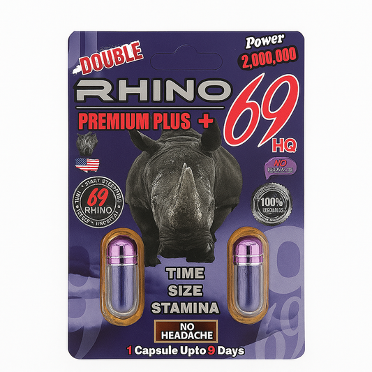 Rhino 69 - Power 2,000,000 Male Double Capsules