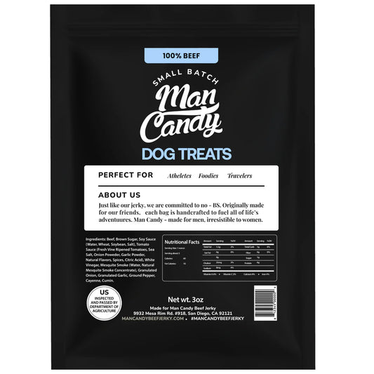 Man Candy - Dog Treats Beef Jerky