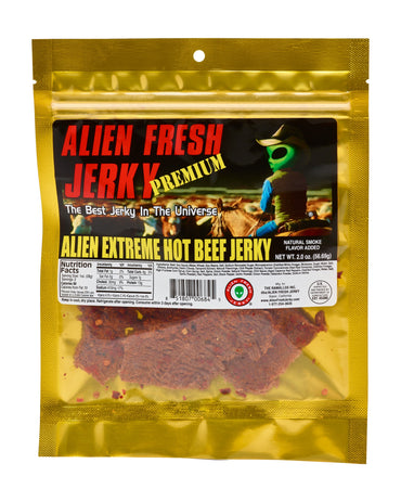 Alien Fresh Jerky - EXTREME HOT Beef Jerky