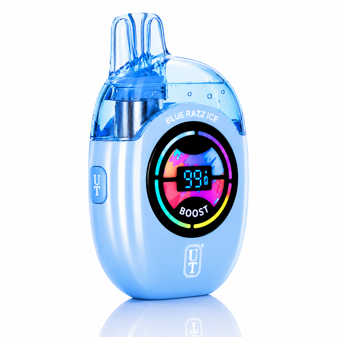 Flum UT Bar 50K Clear Tank Blue Razz Ice