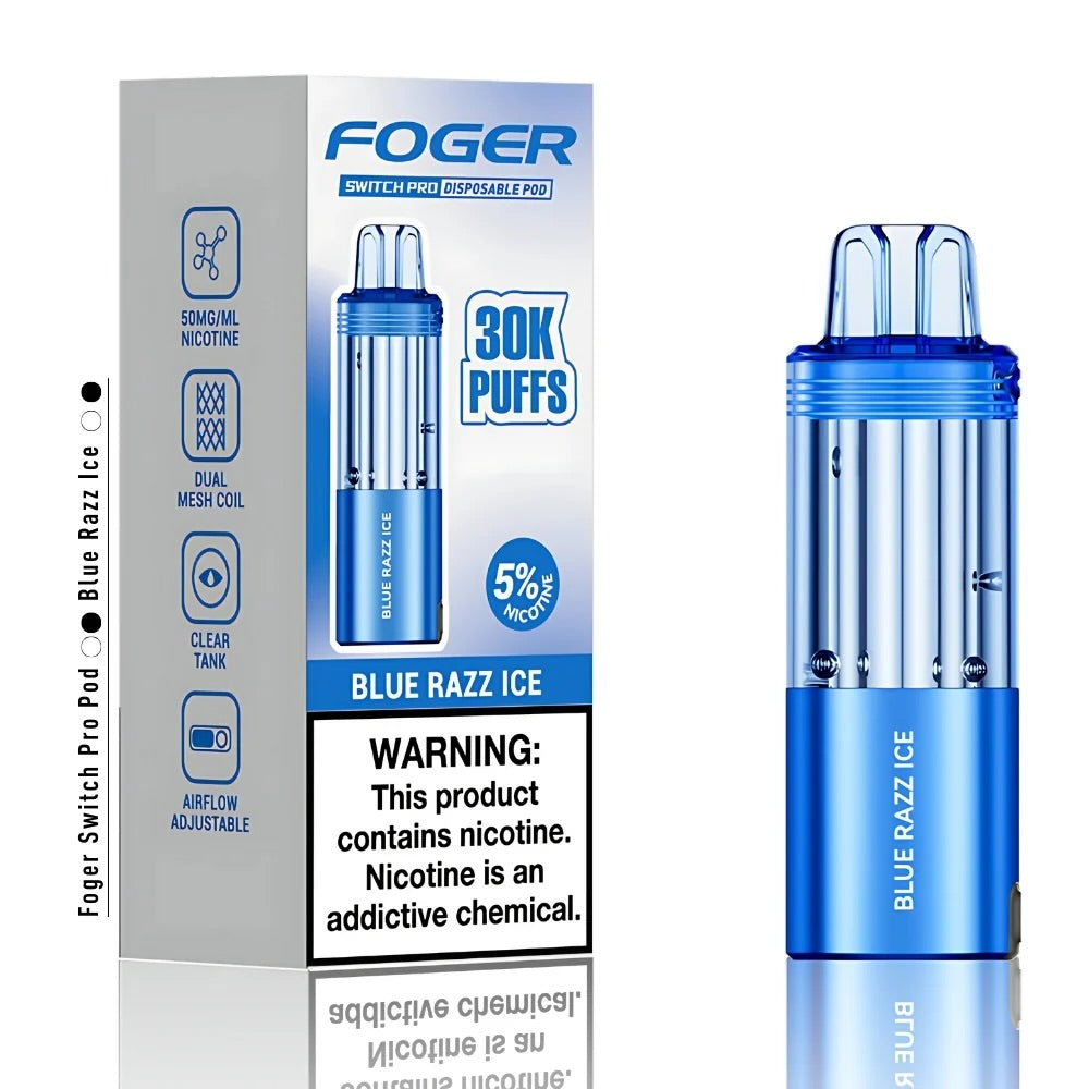 Foger Switch Pro Pod Blue Razz Ice