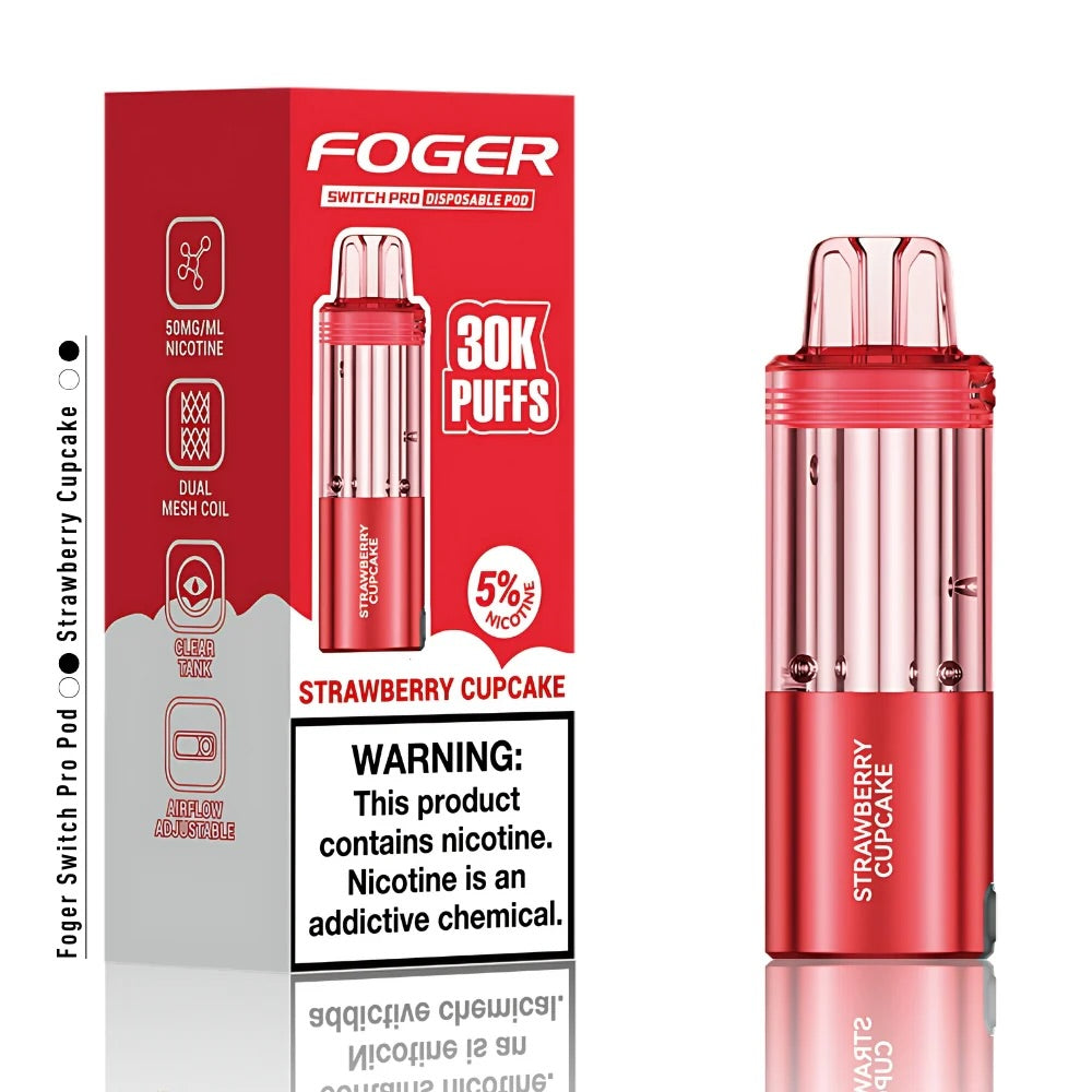 Foger Switch Pro Pod Strawberry Cupcake