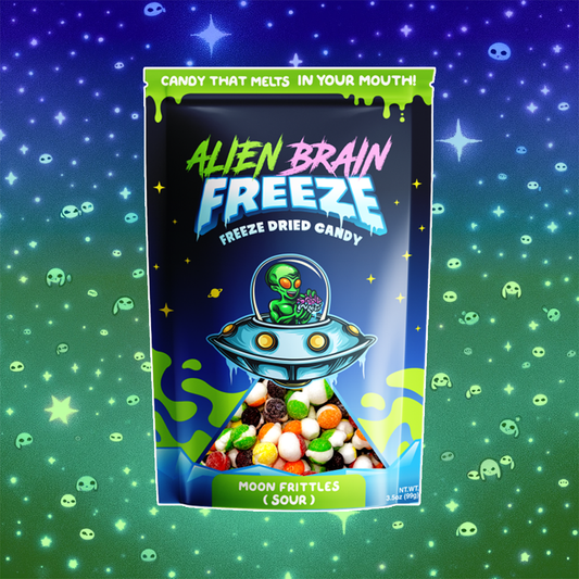 Alien Brain Freeze - Freeze Dried Moon Frittles (Sour)