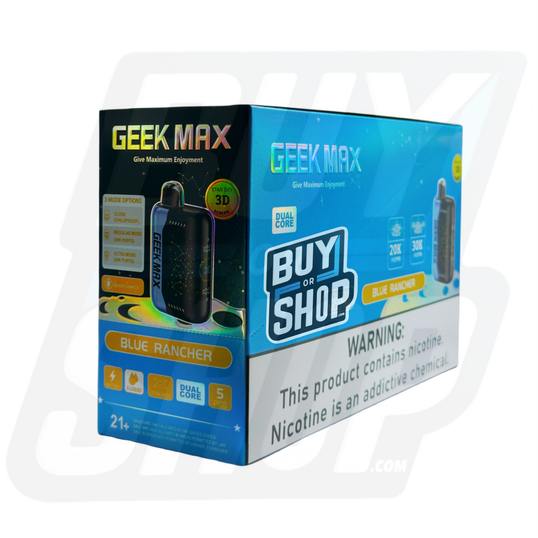 G.e.e.k M.a.x Blue Rancher 30K 5-Pack