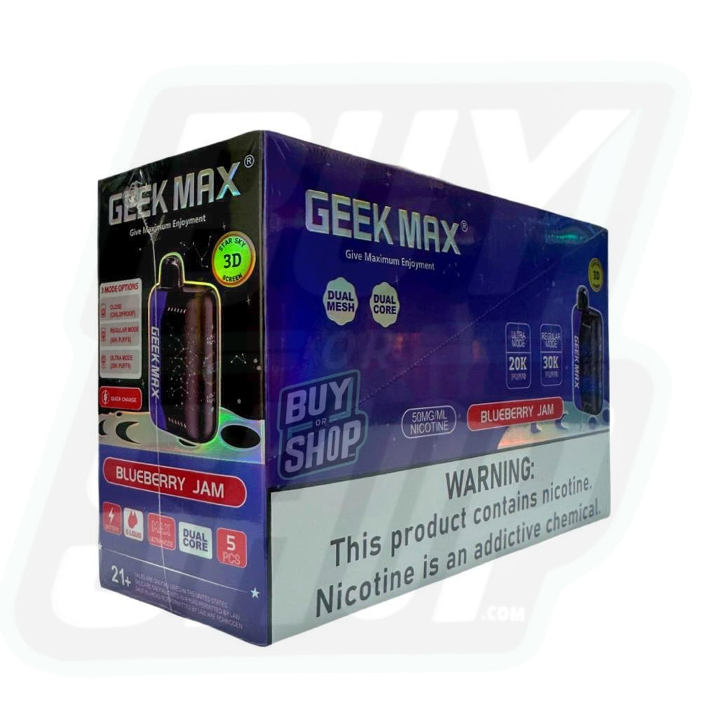 G.e.e.k M.a.x Blueberry Jam 30K 5-Pack