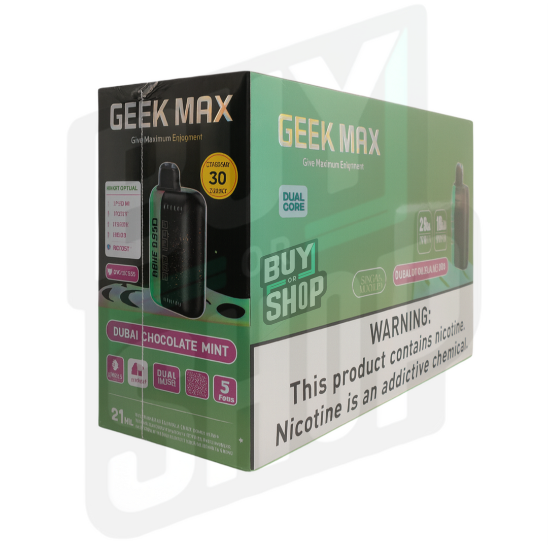 G.e.e.k M.a.x Dubai Chocolate Mint 30K 5-Pack