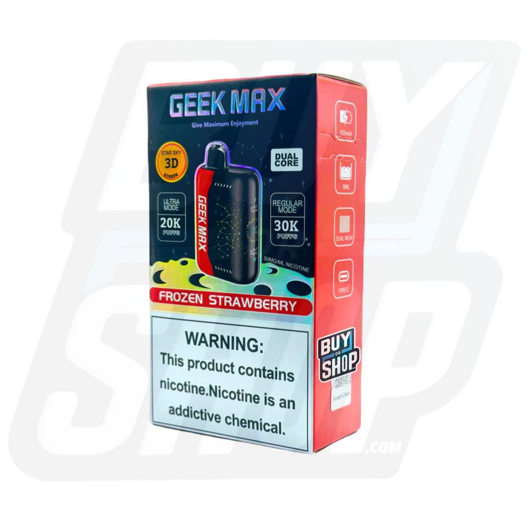 G.e.e.k M.a.x Frozen Strawberry 30K 1-Pack