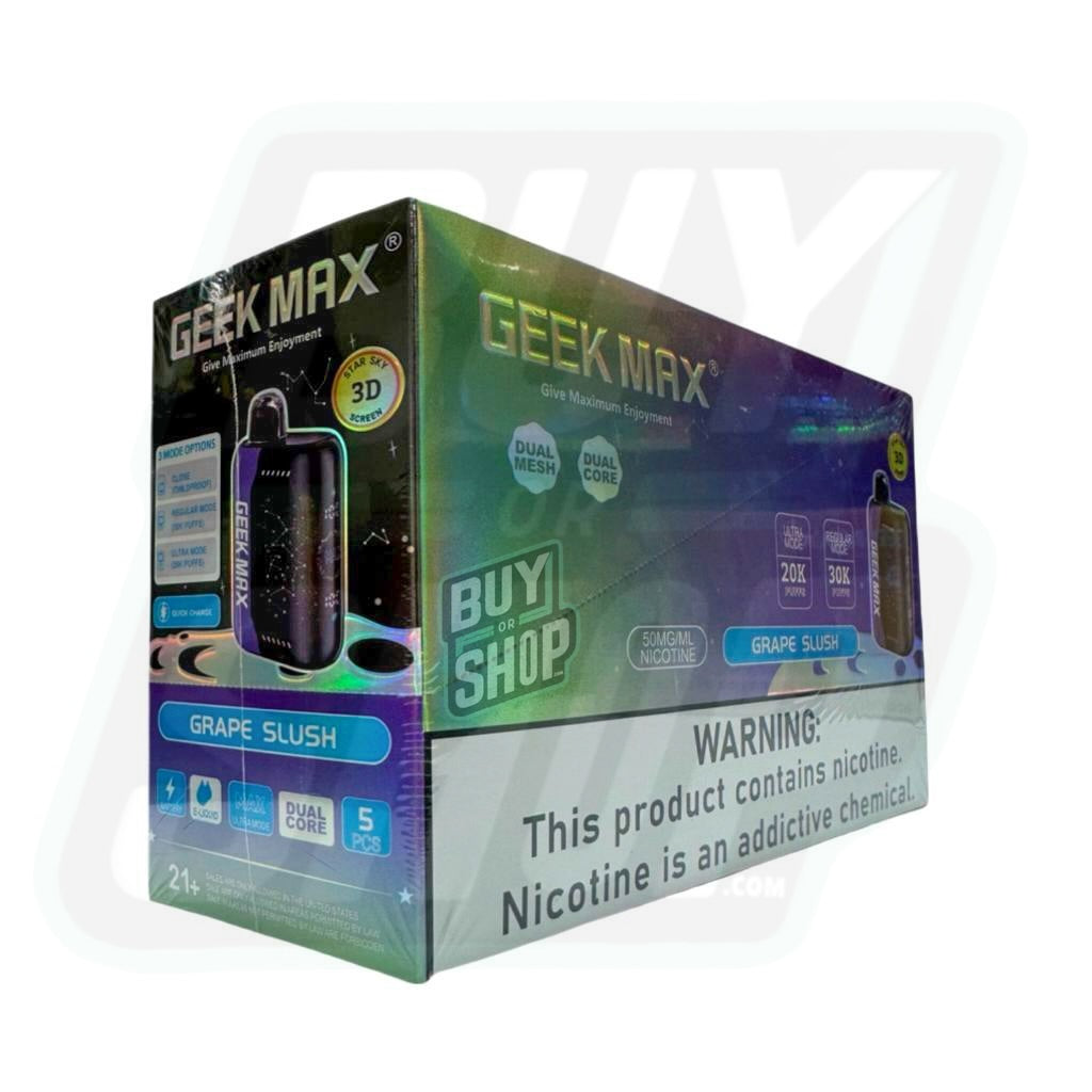 G.e.e.k M.a.x Grape Slush 30K 5-Pack