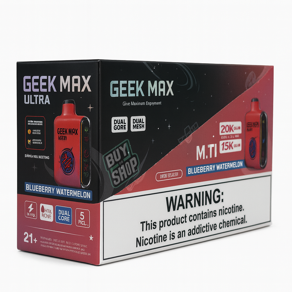 G.e.e.k M.a.x Ultra Blueberry Watermelon 20K 5-Pack