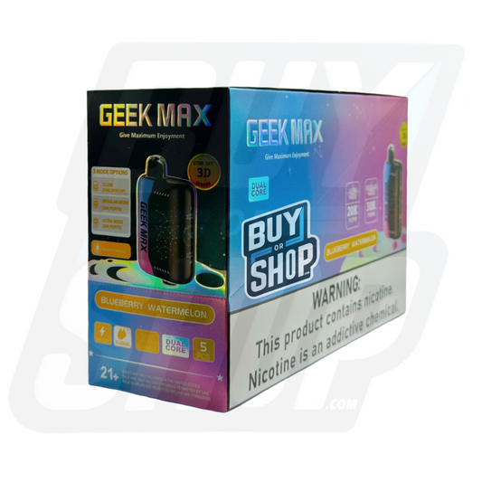 Geek Bar Pulse Max Blueberry Watermelon 30K 5-Pack