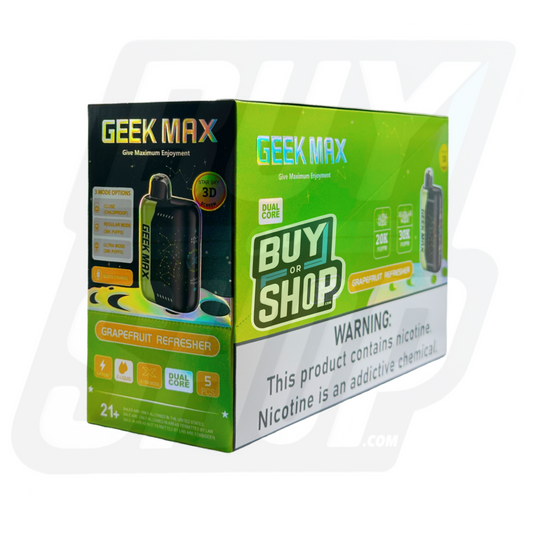 Geek Bar Pulse Max Grapefruit Refresher 30K 5-Pack