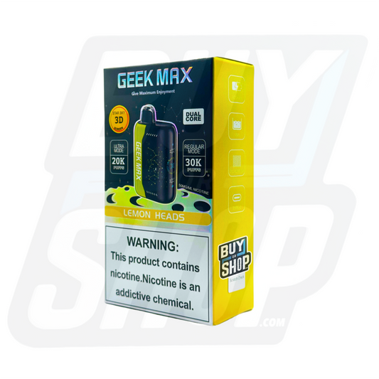 Geek Bar Pulse Max Lemon Heads 30K 1-Pack