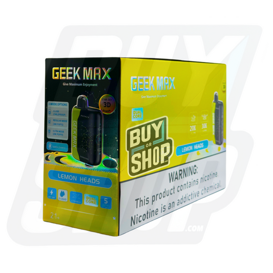 Geek Bar Pulse Max Lemon Heads 30K 5-Pack