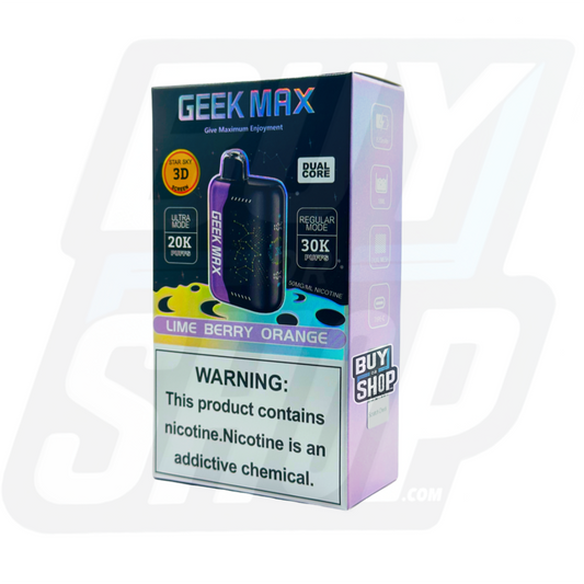 Geek Bar Pulse Max Lime Berry Orange 30K 1-Pack