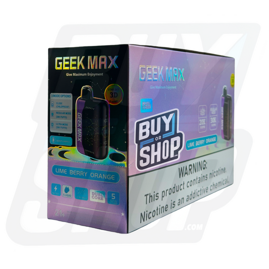 Geek Bar Pulse Max Lime Berry Orange 30K 5-Pack