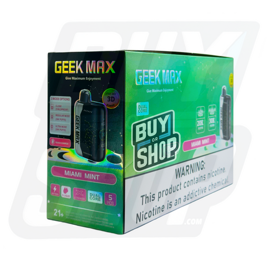 Geek Bar Pulse Max Miami Mint 30K 5-Pack