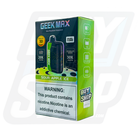 Geek Bar Pulse Max Sour Apple Ice 30K 1-Pack