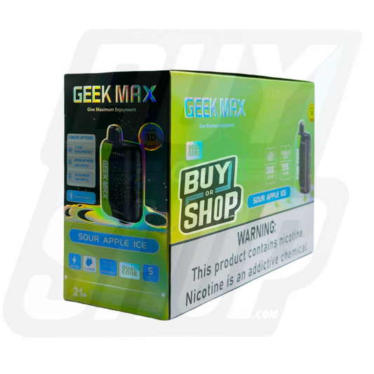 Geek Bar Pulse Max Sour Apple Ice 30K 5-Pack