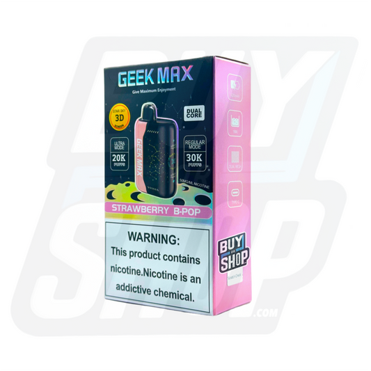 Geek Bar Pulse Max Strawberry B-Pop 30K 1-Pack