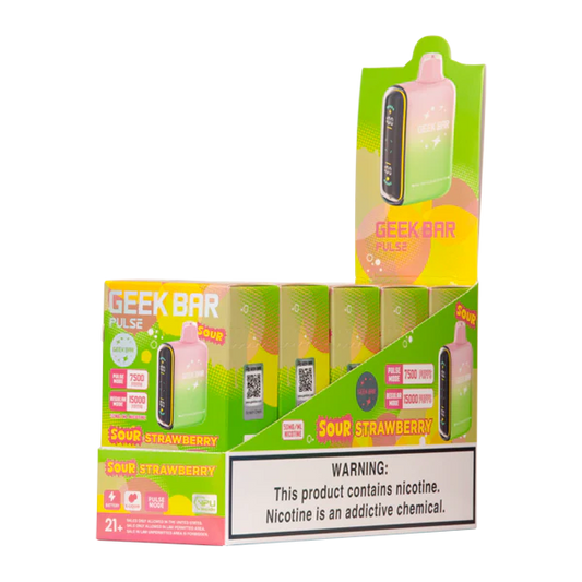 Geek Bar Pulse Sour Strawberry 5-Pack