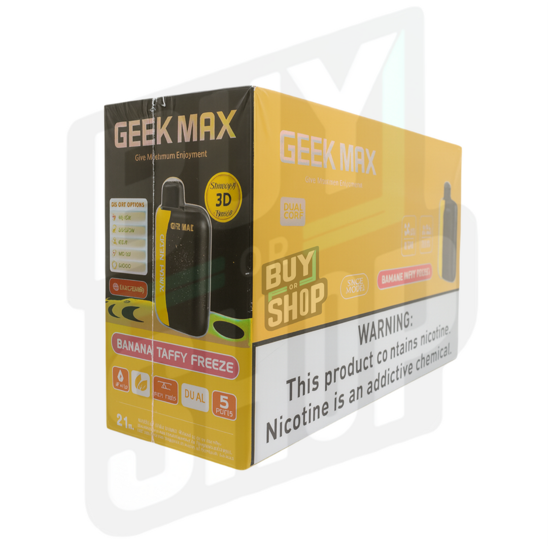 Geek Max Banana Taffy Freeze 30K 5-Pack