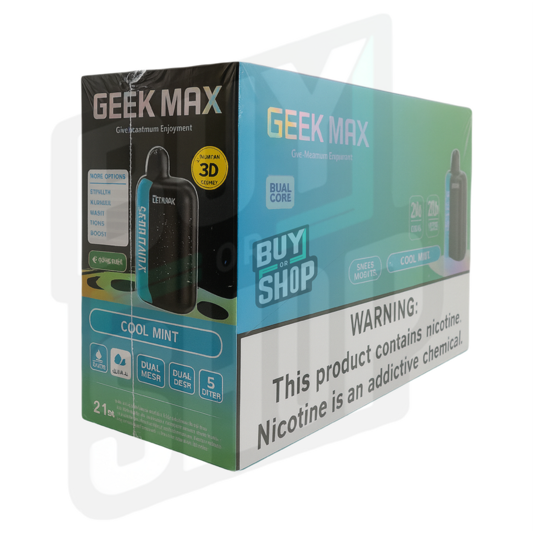 Geek Max Cool Mint 30K 5-Pack