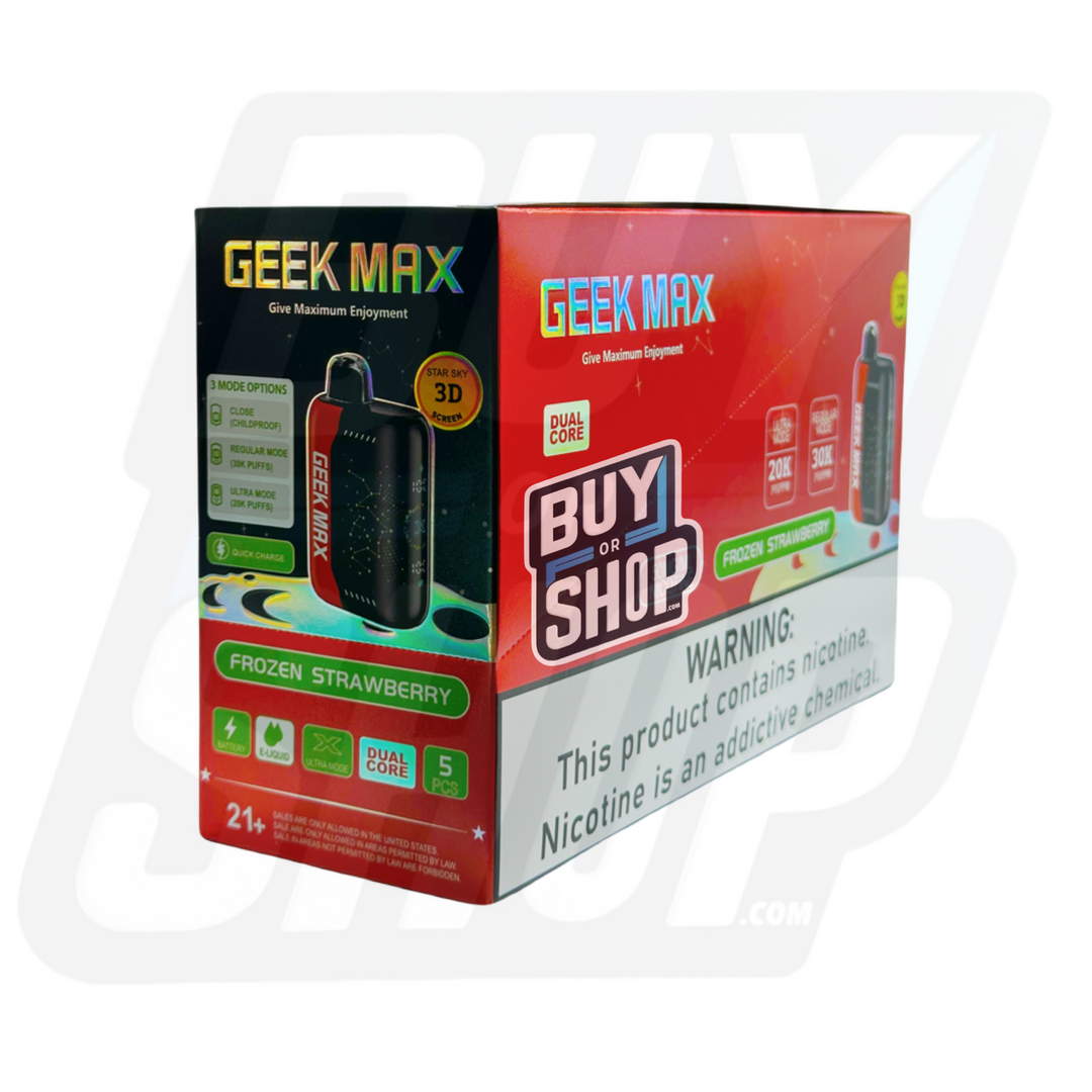Geek Max Frozen Strawberry 30K 5-Pack