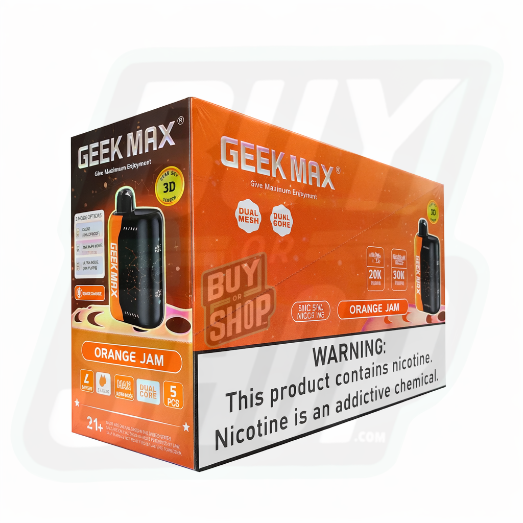 Geek Max Orange Jam 30K 5-Pack