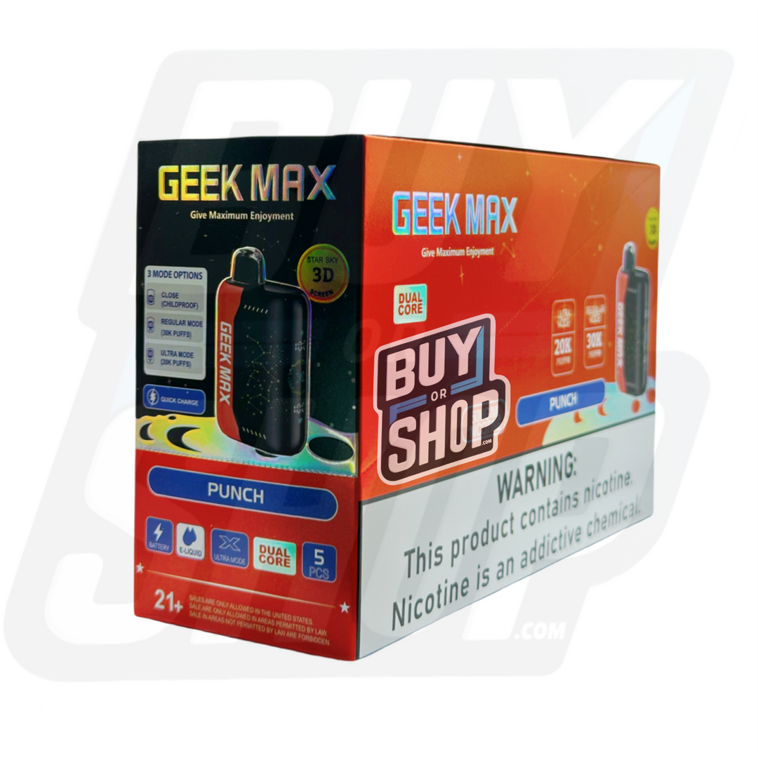 Geek Max Punch 30K 5-Pack