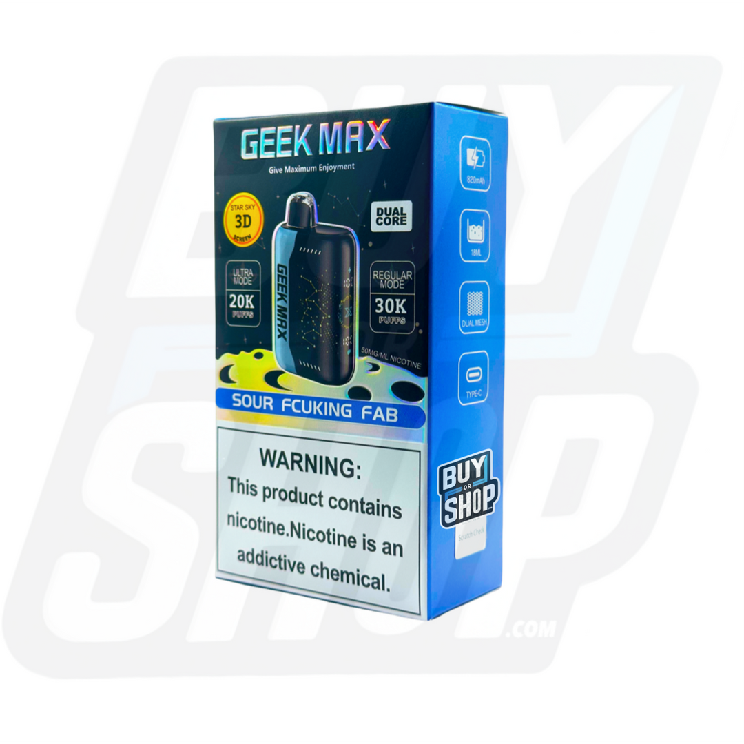 Geek Max Sour Fcuking Fab 30K 1-Pack