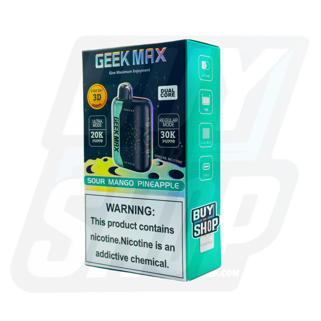 Geek Max Sour Mango Pineapple 30K 1-Pack
