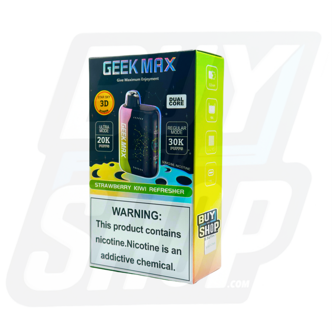 Geek Max Strawberry Kiwi Refresher 30K 1-Pack