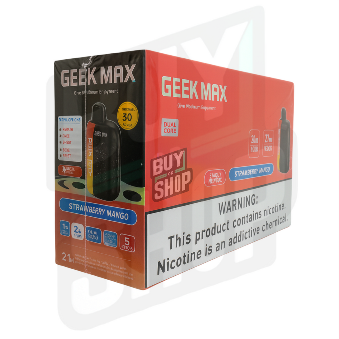 Geek Max Strawberry Mango 30K 5-Pack