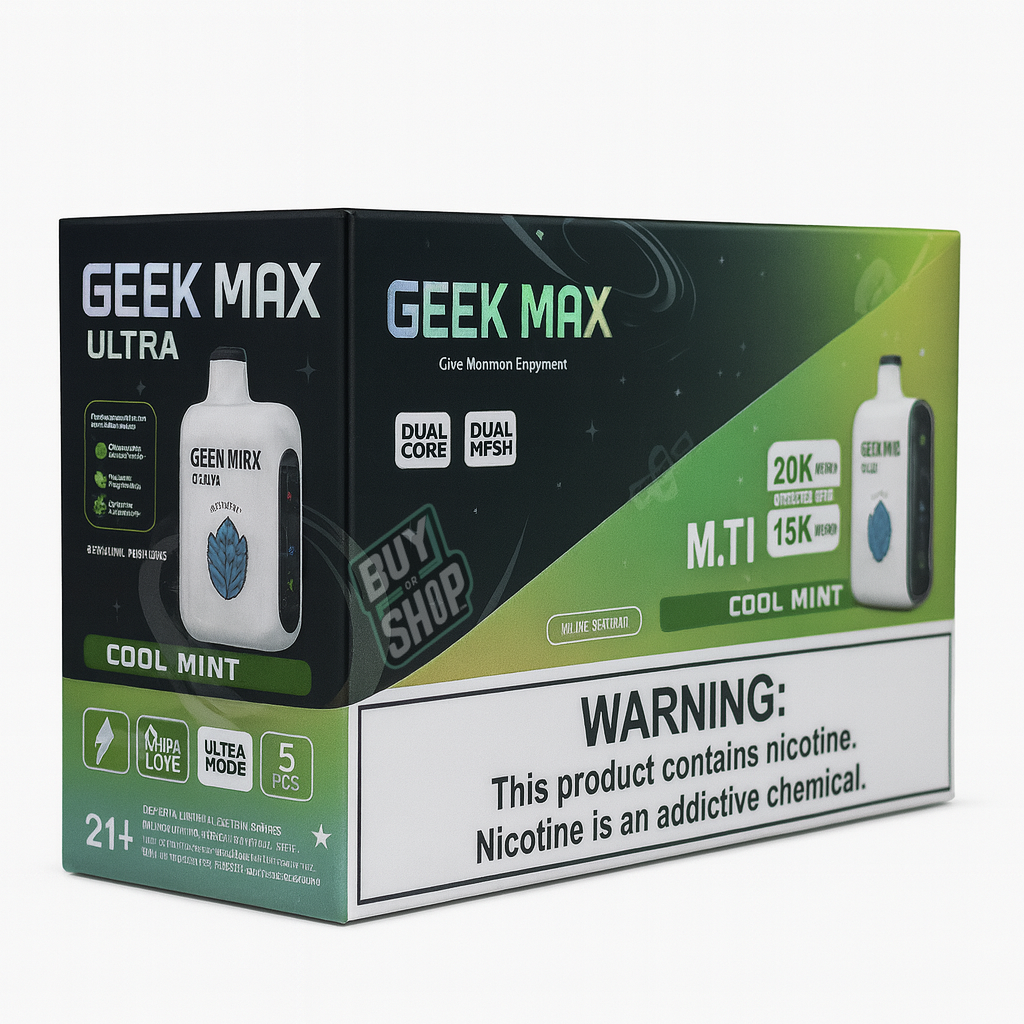Geek Max Ultra Cool Mint 20K 5-Pack